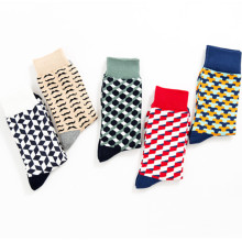 Happy socks women cotton socks manufacturers girls crew socks wholesale factory